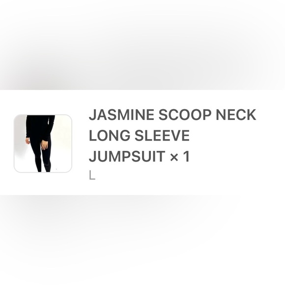 Brand new with tags! Jasmine Scoop Neck Long Sleeve Jumpsuit - Picture 2 of 2